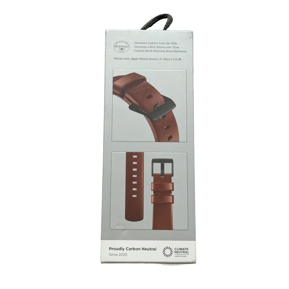 003U Nomad Modern Band Leather Apple Watch 1-9 Series, Ultra 1-2, SE‎ 44/45/49mm